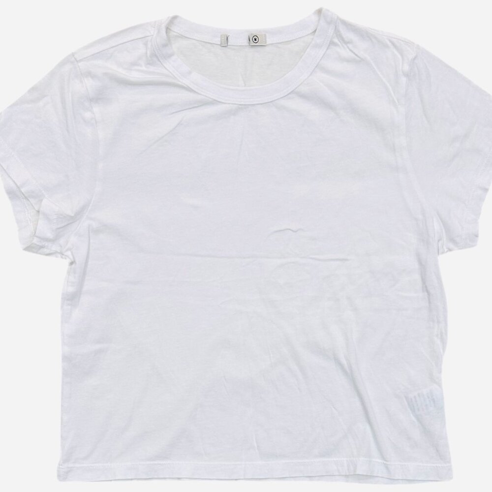 Buck Mason Women's Pima Supima Cotton Boxy Crew Made in USA Tee T-Shirt Top